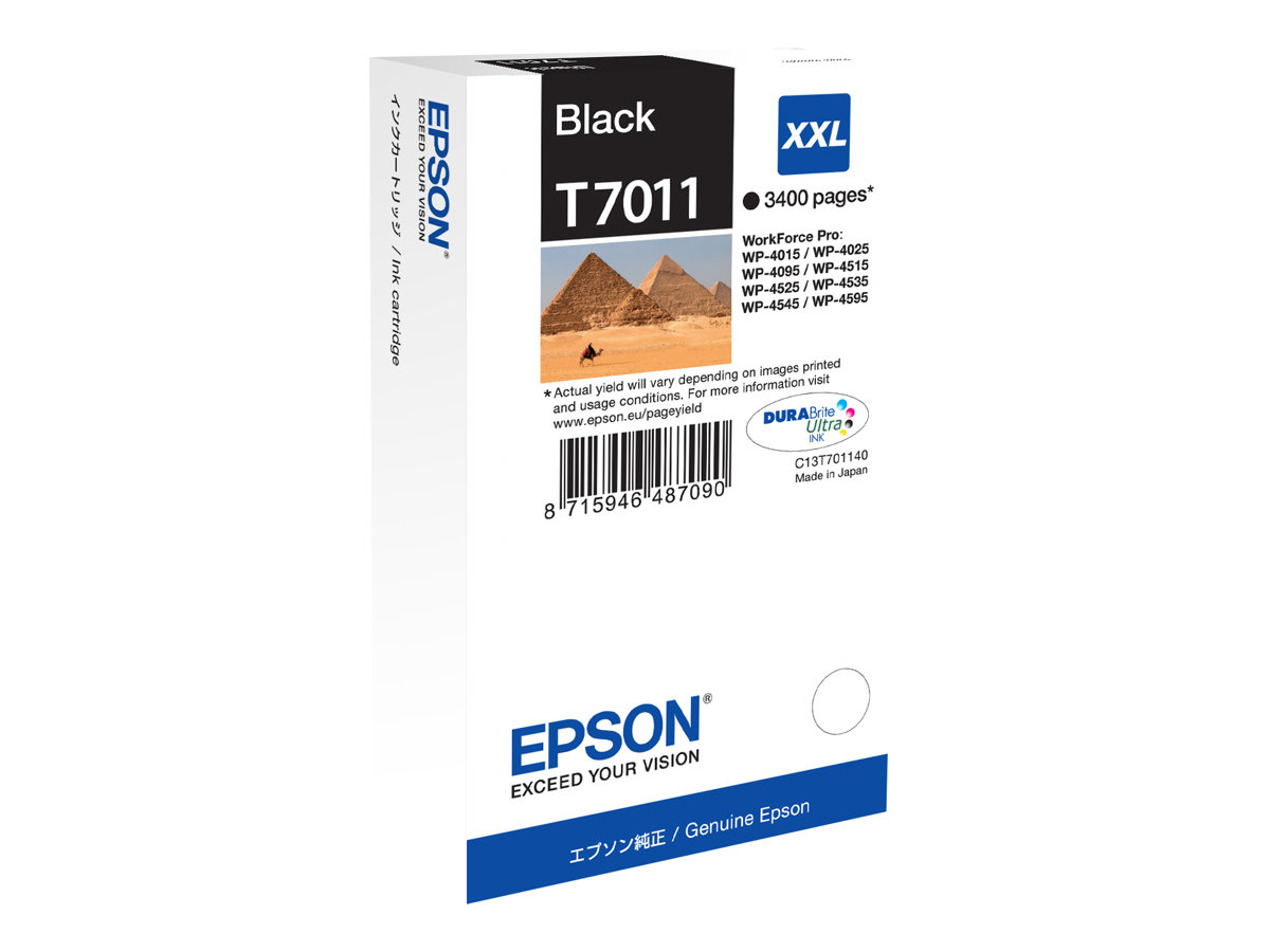 Tinteiro Epson T7011 Preto Tamanho XXL - Imagem 1