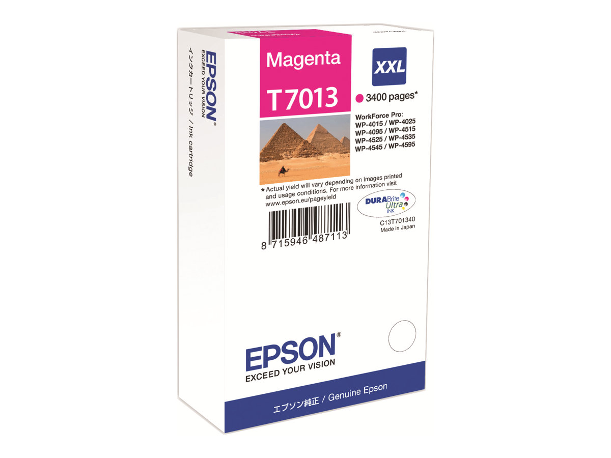 Tinteiro Epson T7013 Magenta XXL 34.2ml Original - Imagem 2