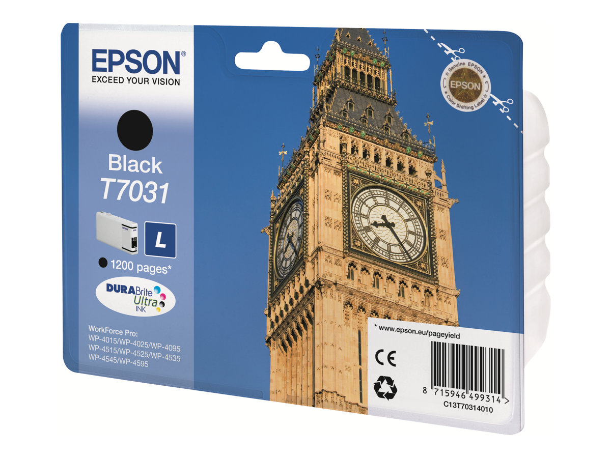 Tinteiro Epson T7031 Preto Tamanho L 24ml - Imagem 3