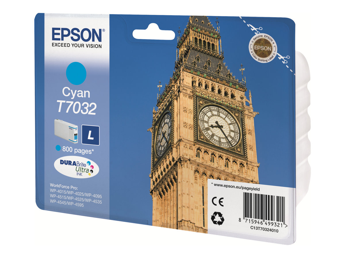 Tinteiro Epson T7032 Azul Cyan 9.6ml L - Imagem 3