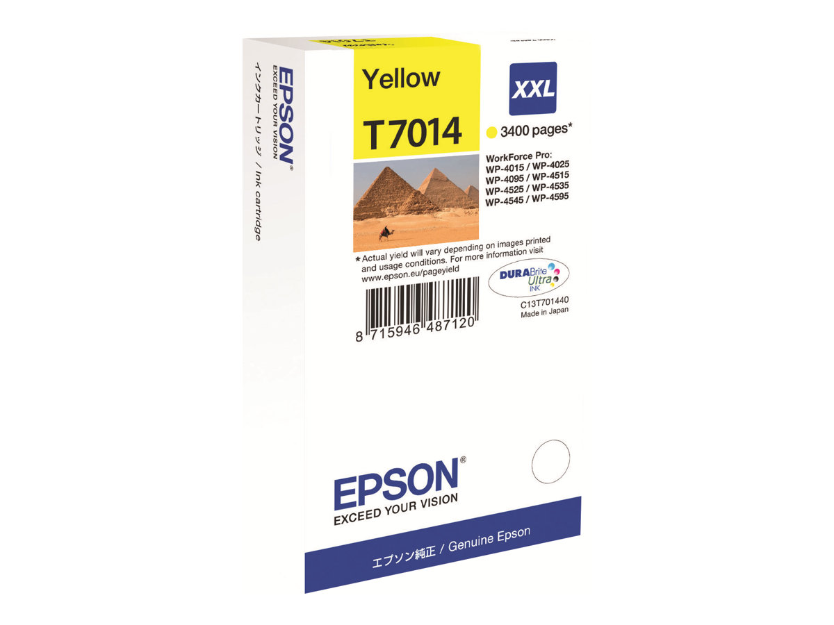 Tinteiro Epson T7014 Amarelo XXL 34.2ml Original