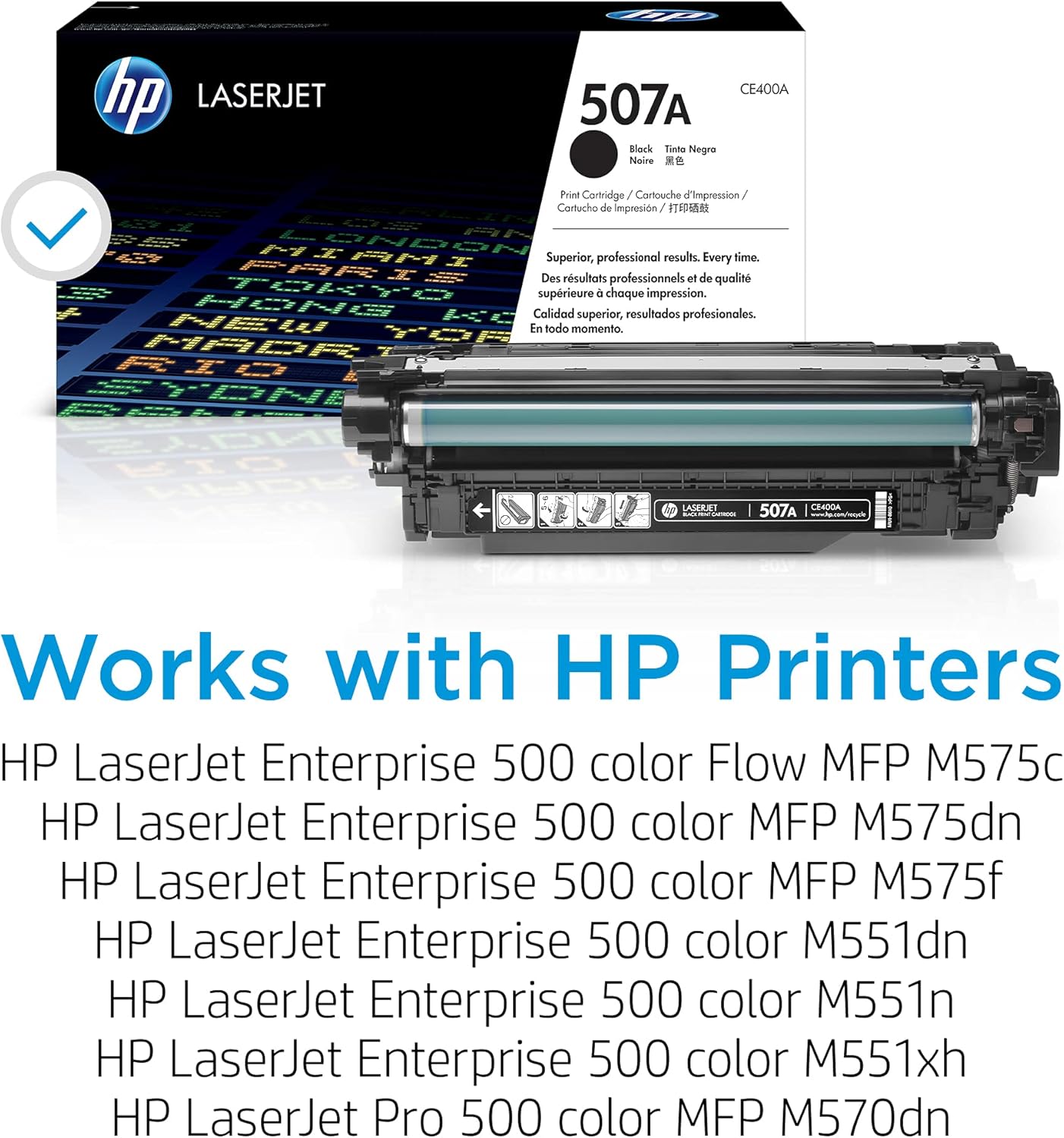Cartucho de Toner HP 507A Preto Original - Imagem 2