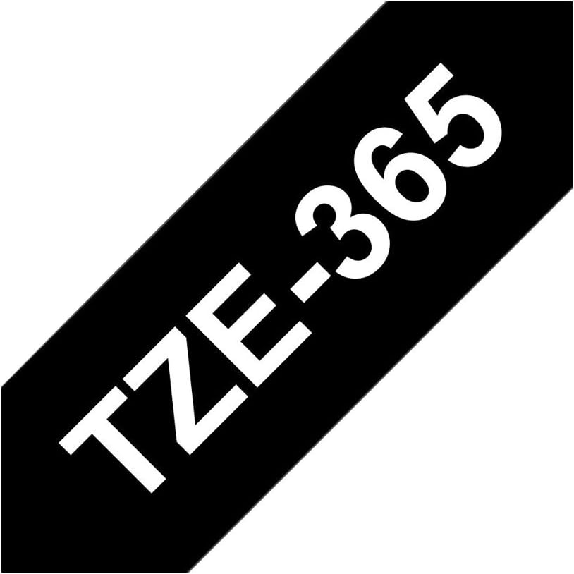 Fita Brother TZe-365 Branco/Preto Laminada 36 mm x 8 m - Imagem 3