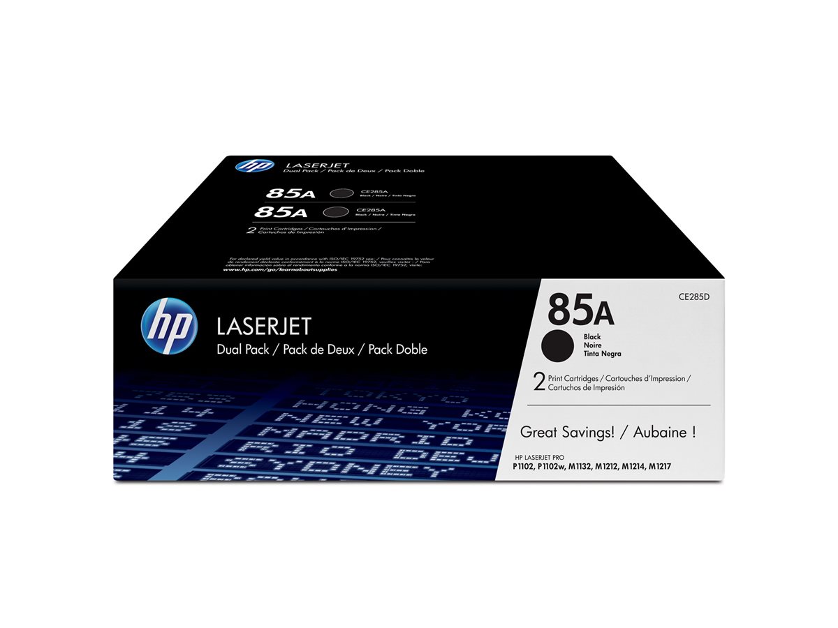 Cartucho de Toner HP 85A Preto Pack 2 Original - Imagem 3