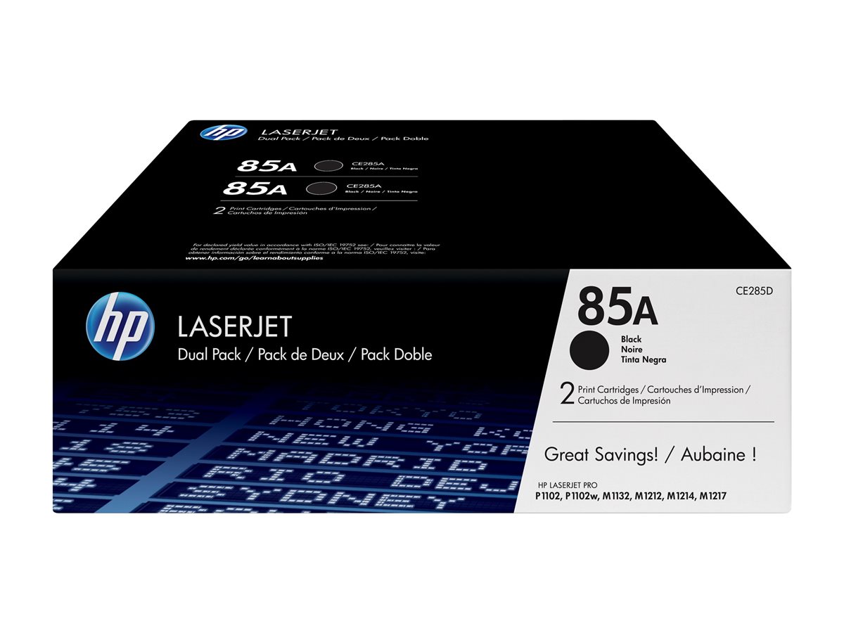 Cartucho de Toner HP 85A Preto Pack 2 Original - Imagem 5
