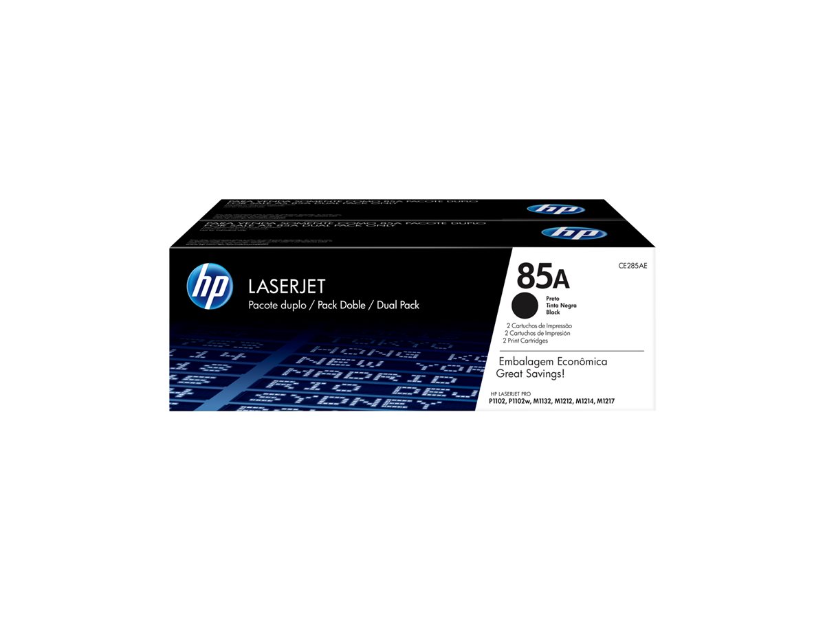 Cartucho de Toner HP 85A Preto Pack 2 Original - Imagem 2