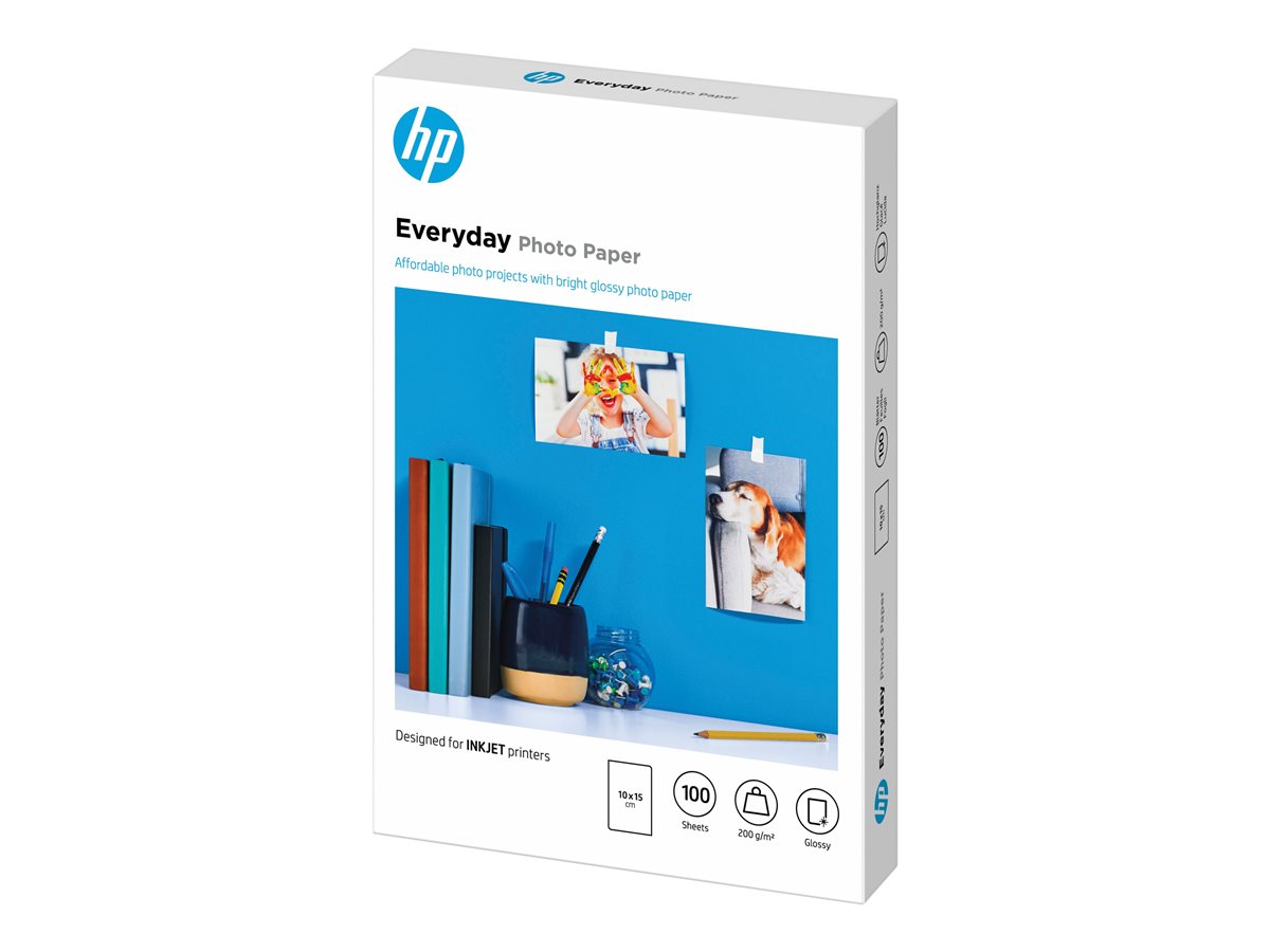 Papel Fotográfico HP Everyday Brilhante 10x15 cm 100 folhas - Imagem 3