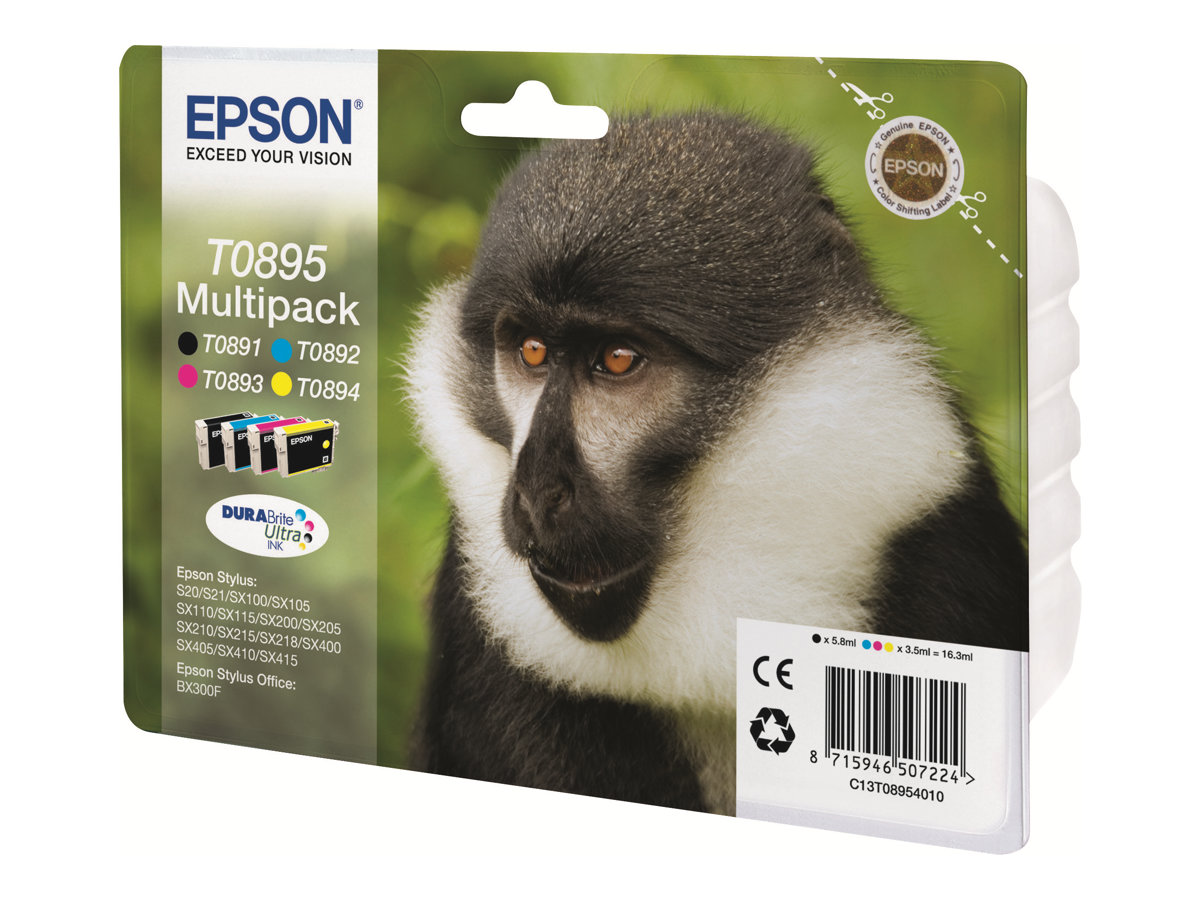 Tinteiro Multipack Epson T0895 Original 4 Cores