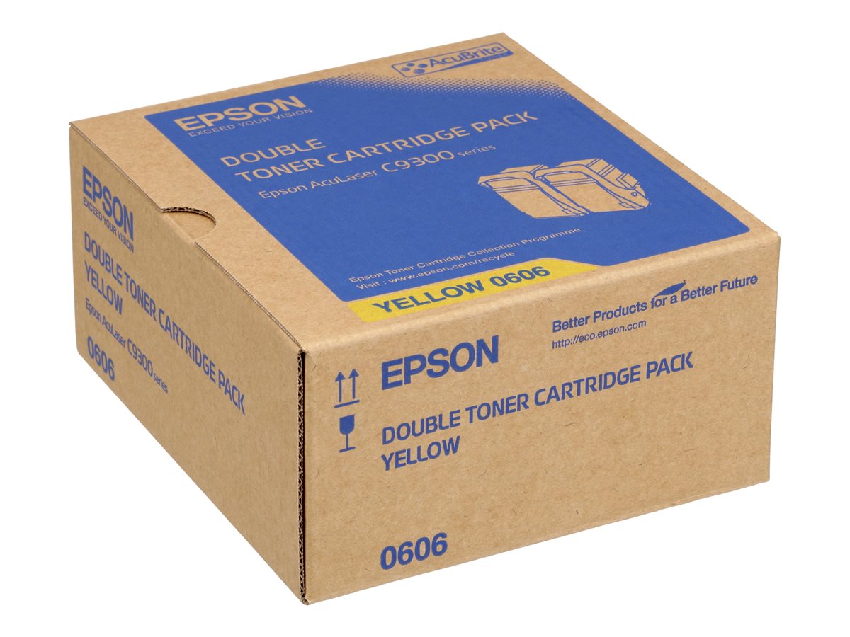 Toner Epson Pack Duplo Amarelo Original - Imagem 1