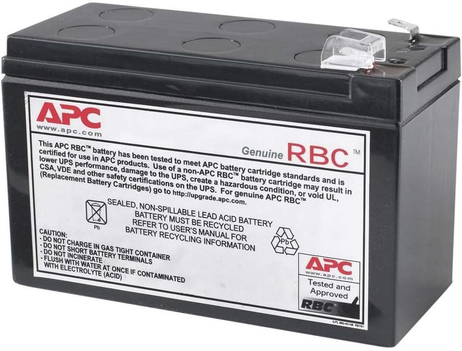 Bateria de Substituição APC RBC114 Preto - Imagem 1