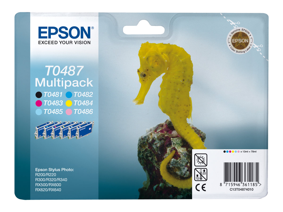 Pack Tinteiros Epson T0487 6 Cores - Imagem 4