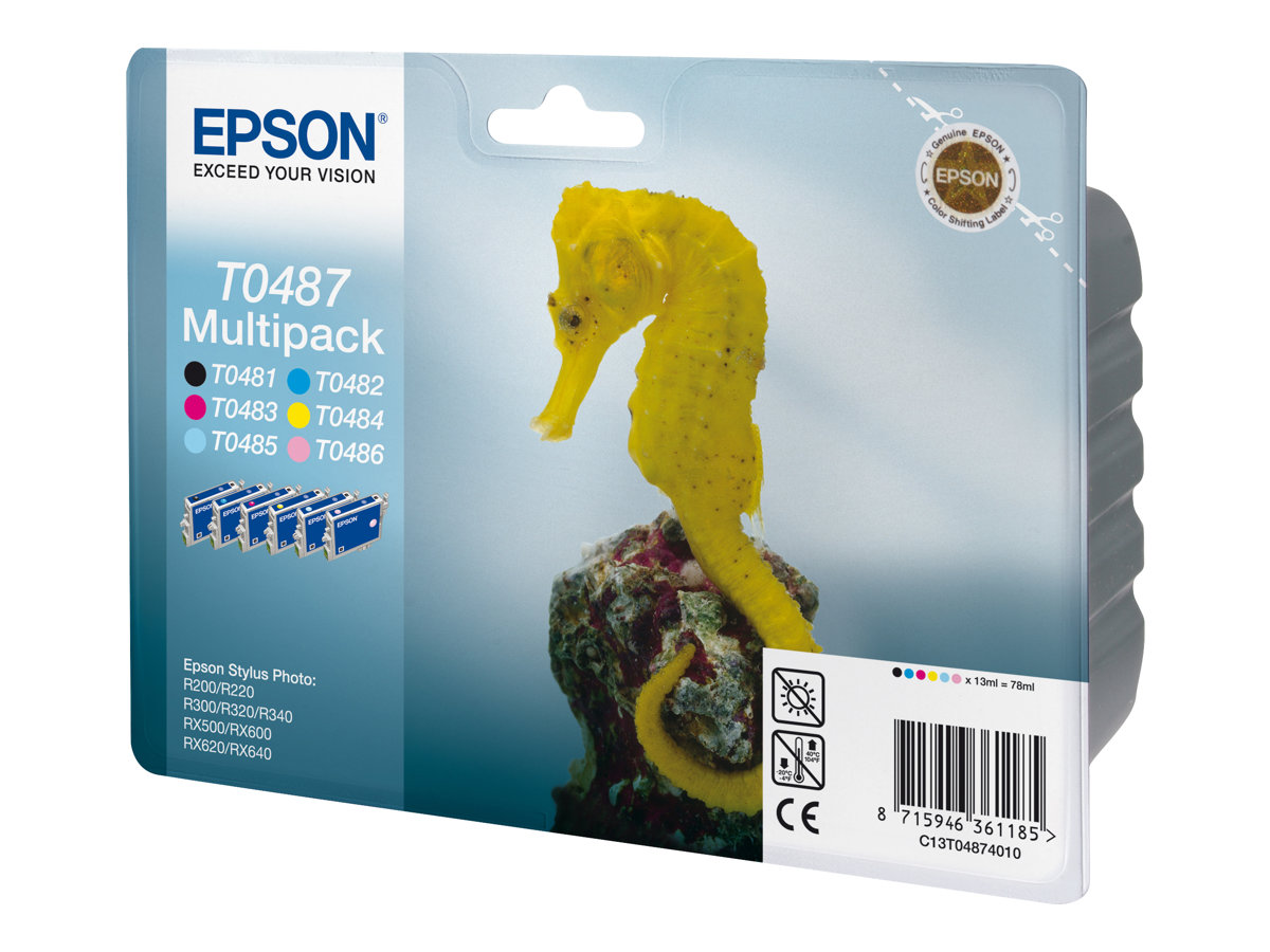 Pack Tinteiros Epson T0487 6 Cores - Imagem 3