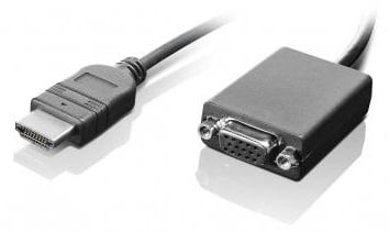 Adaptador Vídeo Lenovo HDMI para VGA 20cm - Imagem 2