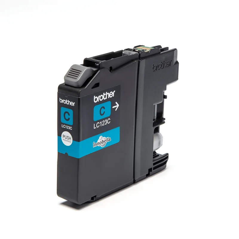 Tinteiro Brother LC-123 Ciano Capacidade Padrão 600 Páginas - Imagem 2