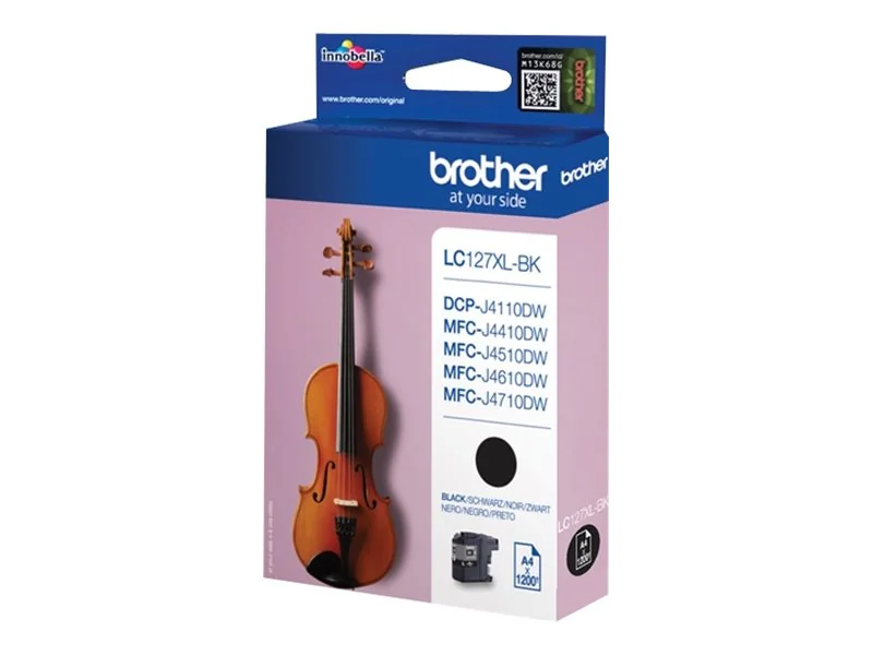 Tinteiro Brother LC127XLBK Preto Alta Capacidade 1200 Páginas - Imagem 2