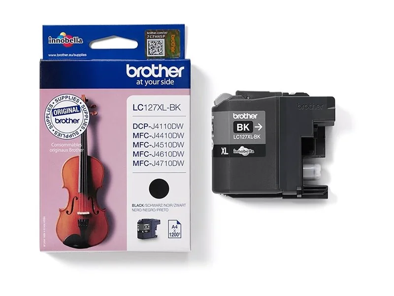Tinteiro Brother LC127XLBK Preto Alta Capacidade 1200 Páginas - Imagem 5