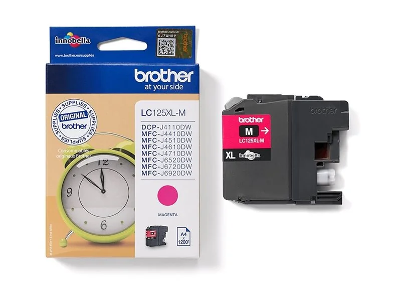 Tinteiro Brother LC125XLM Magenta de Alta Capacidade 1200 Páginas - Imagem 5