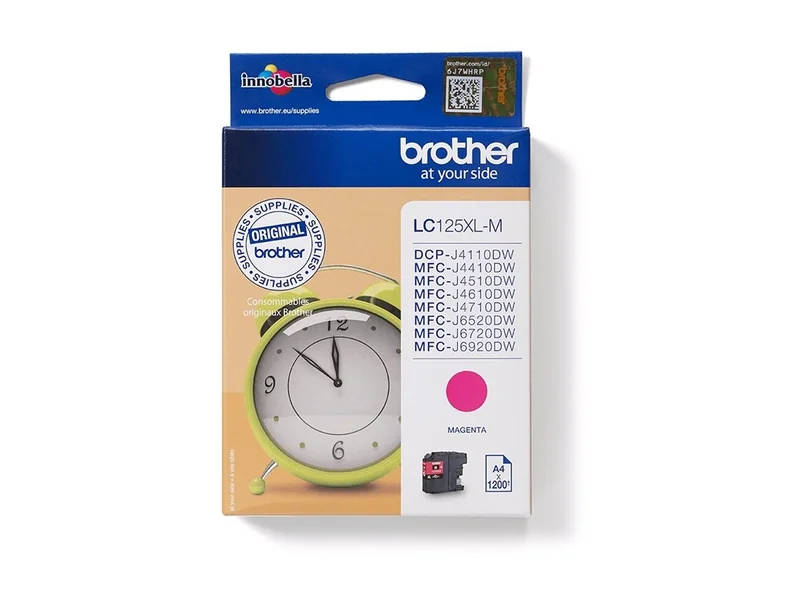 Tinteiro Brother LC125XLM Magenta de Alta Capacidade 1200 Páginas - Imagem 2