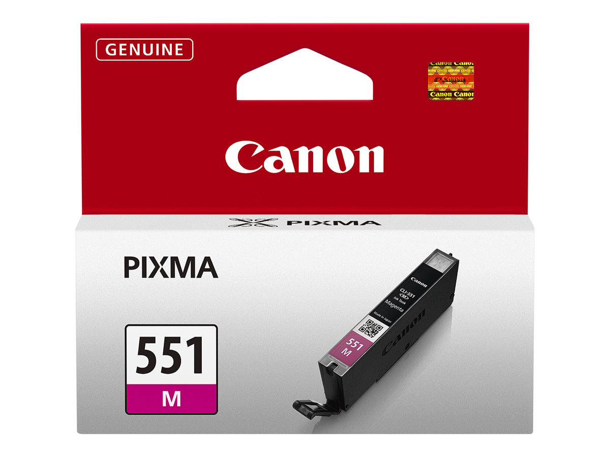 Cartucho de Tinta Canon CLI-551M Magenta 7 ml Original