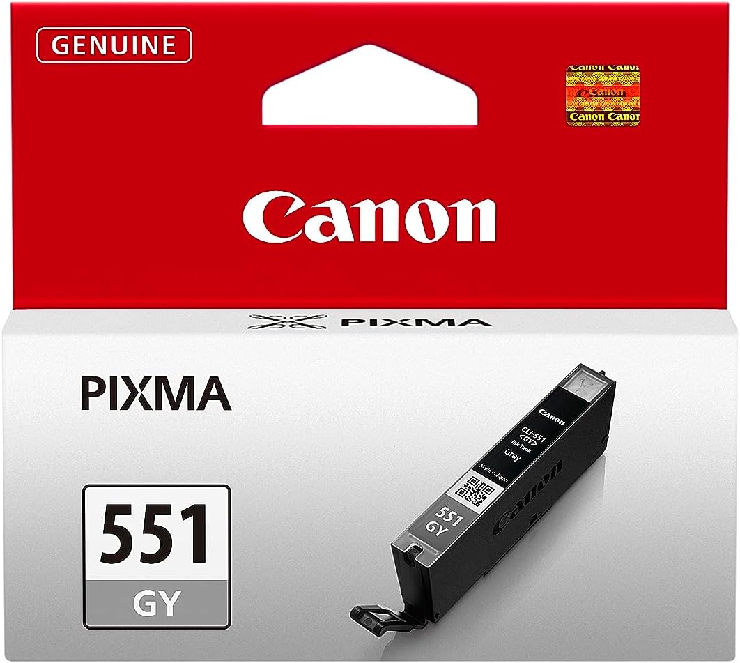 Tinteiro Canon CLI551GY Cinzento 7ml Original