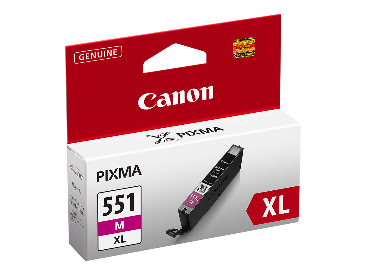Tinteiro Canon CLI-551M XL Alto Rendimento 11ml Magenta Original - Imagem 2