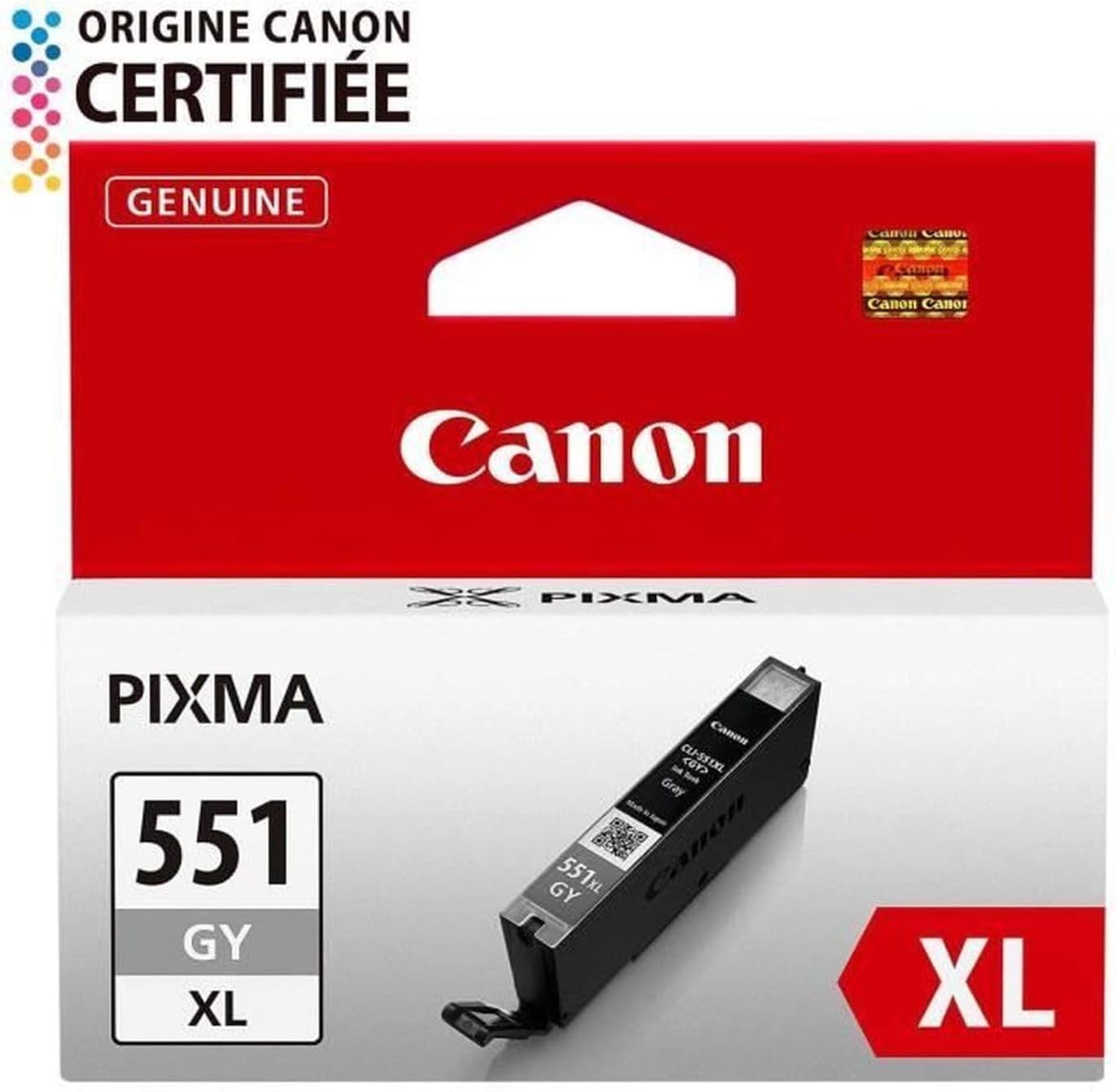 Tinteiro Canon CLI-551GY Cinza XL