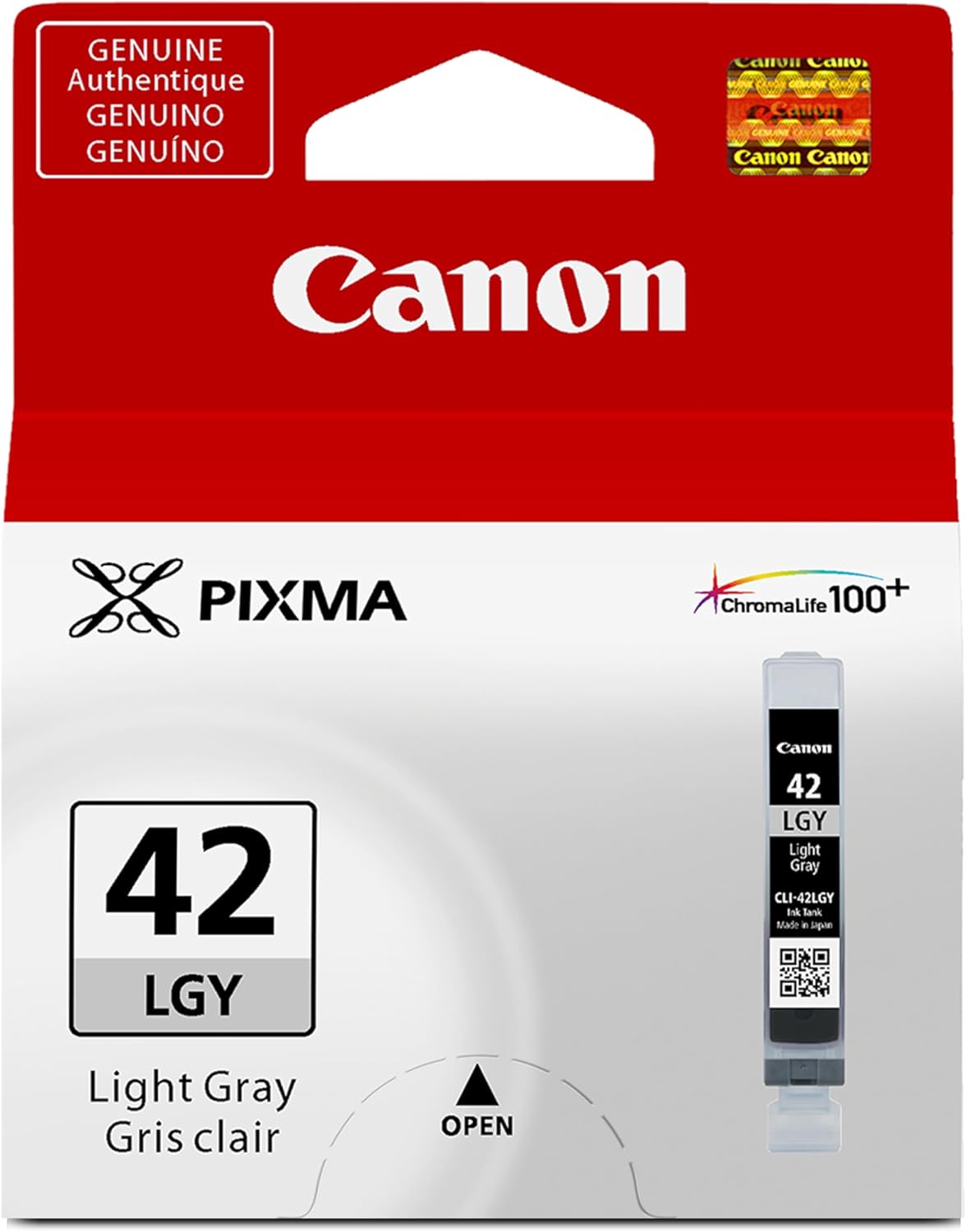 Tanque de Tinta Canon CLI-42LGY Cinza Claro 13 ml