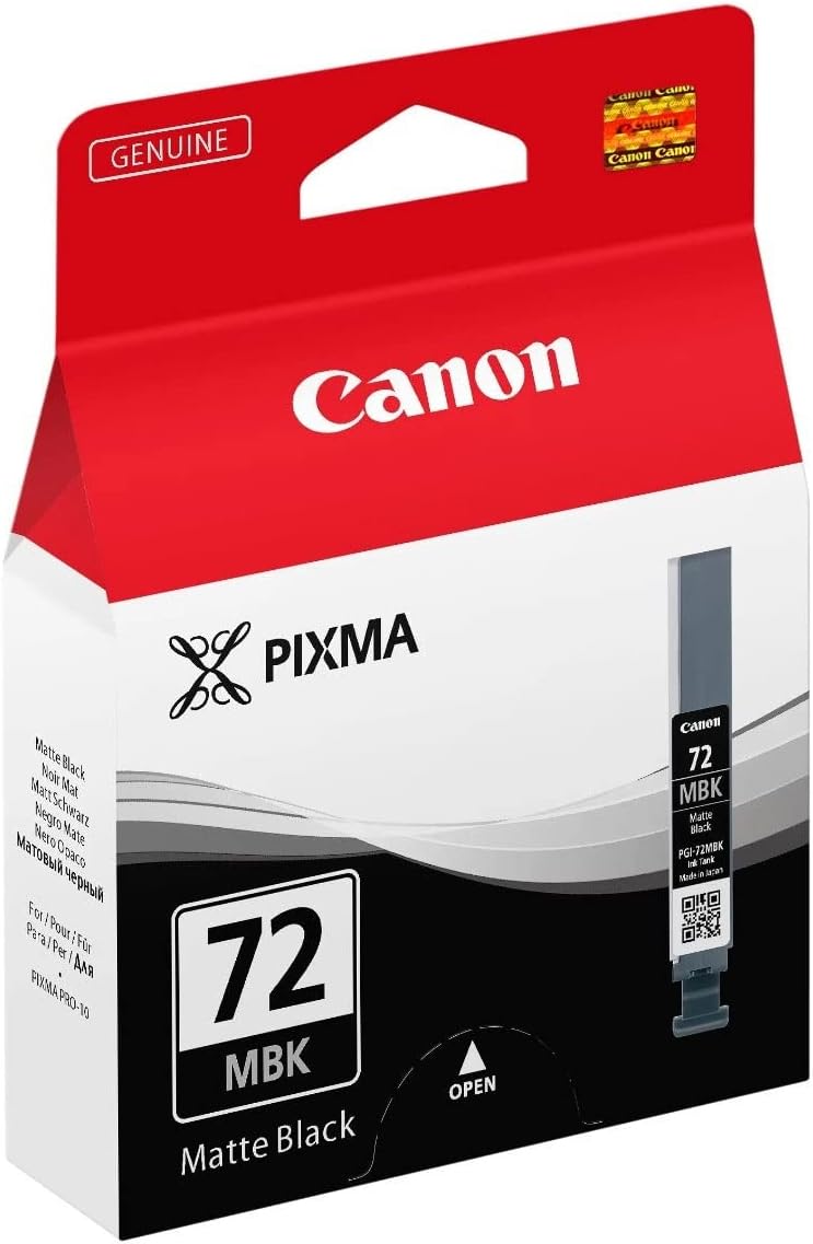 Tinteiro Canon PGI-72MBK Preto Opaco 14ml Original - Imagem 3