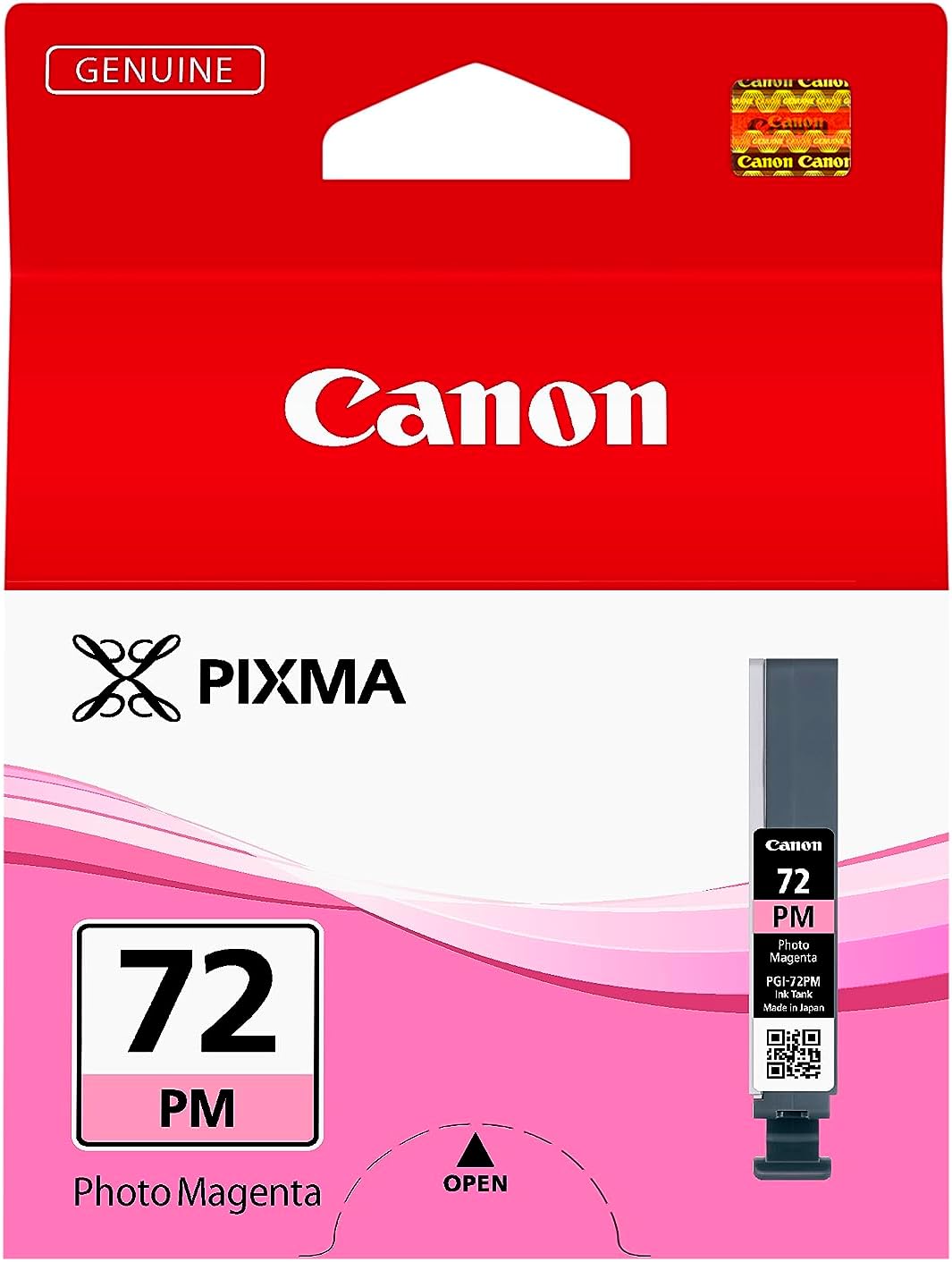 Tanque de Tinta Canon PGI-72PM Magenta Foto 14ml Original para PIXMA PRO-10 e PRO-10S