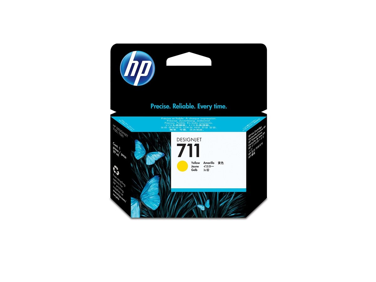 Tinteiro HP DesignJet 711 Amarelo 29ml - Imagem 2