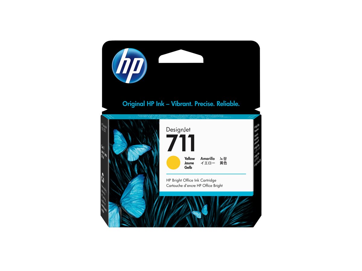 Tinteiro HP DesignJet 711 Amarelo 29ml - Imagem 3