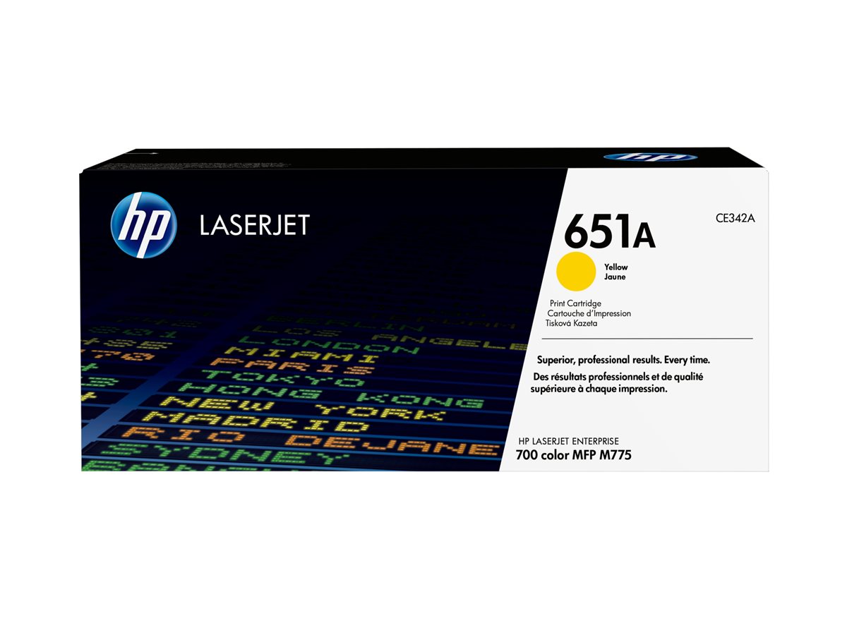 Cartucho Toner HP 651A Amarelo Original - Imagem 3