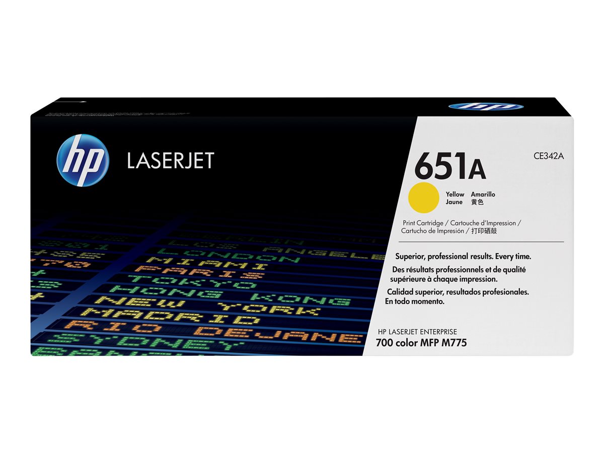 Cartucho Toner HP 651A Amarelo Original