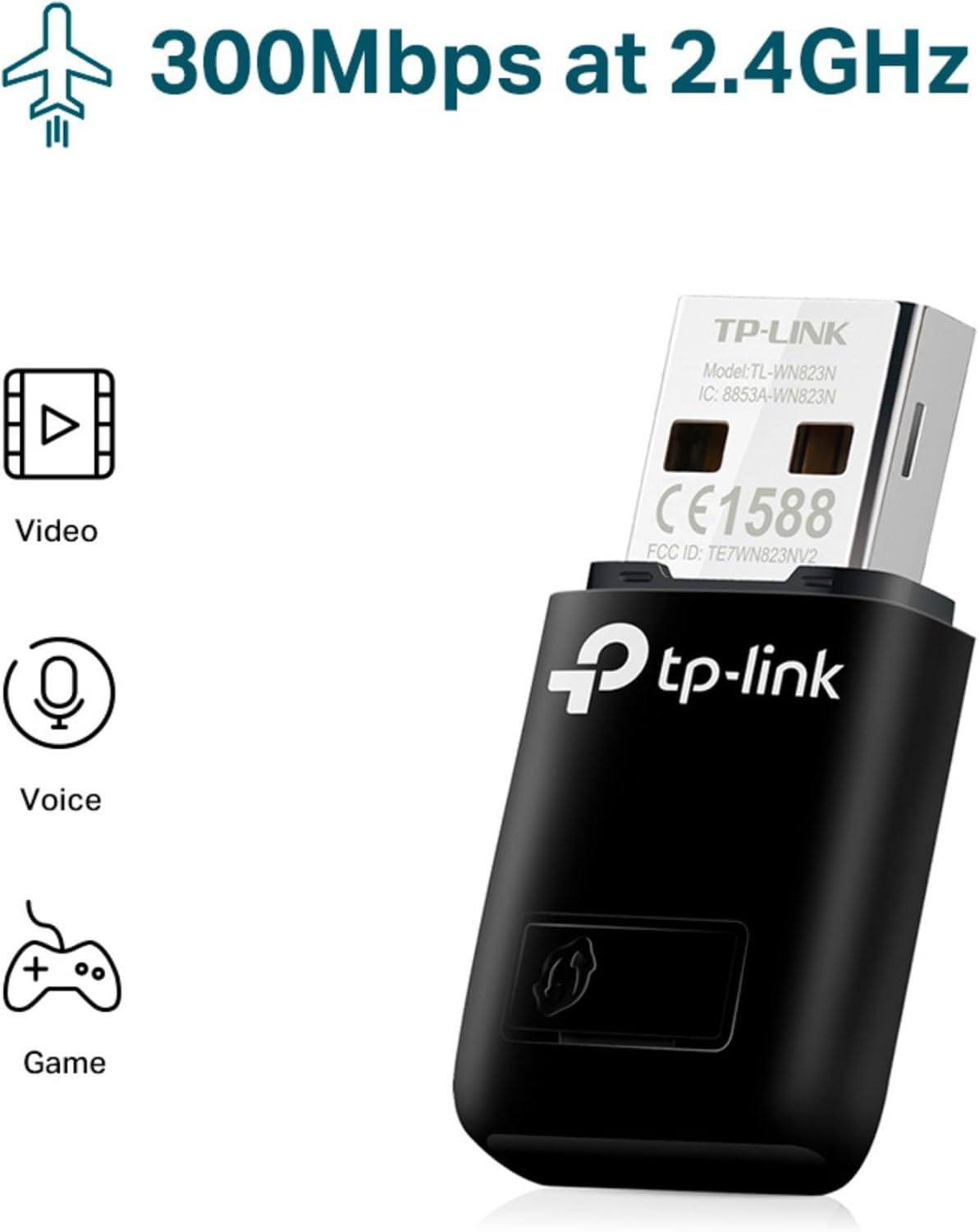 Adaptador Wi-Fi TP-Link TL-WN823N USB - Imagem 4