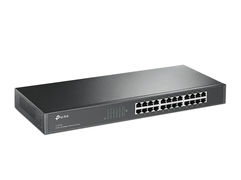Switch TP-LINK 24 Portas 10/100 Mbps Montagem em Rack de 19 Polegadas - Imagem 2