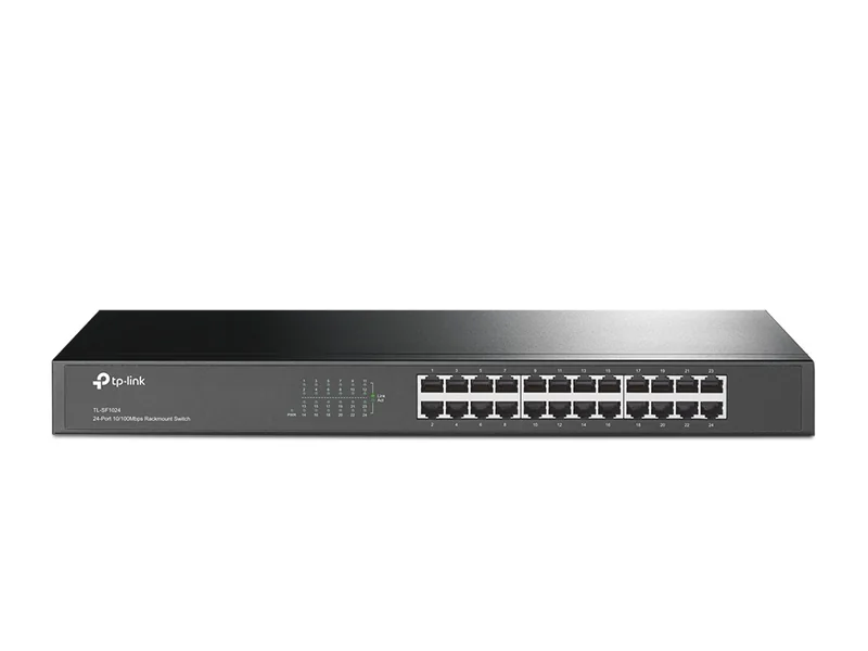 Switch TP-LINK 24 Portas 10/100 Mbps Montagem em Rack de 19 Polegadas