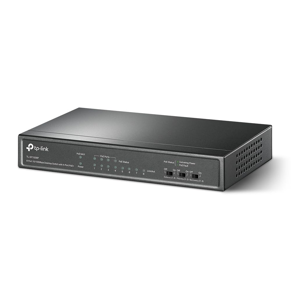 Switch TP-Link TL-SF1008P 8 Portas PoE - Imagem 2