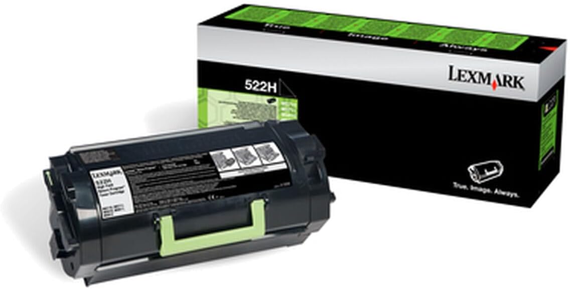 Cartucho de Toner Lexmark 522HE Alto Rendimento Preto Original