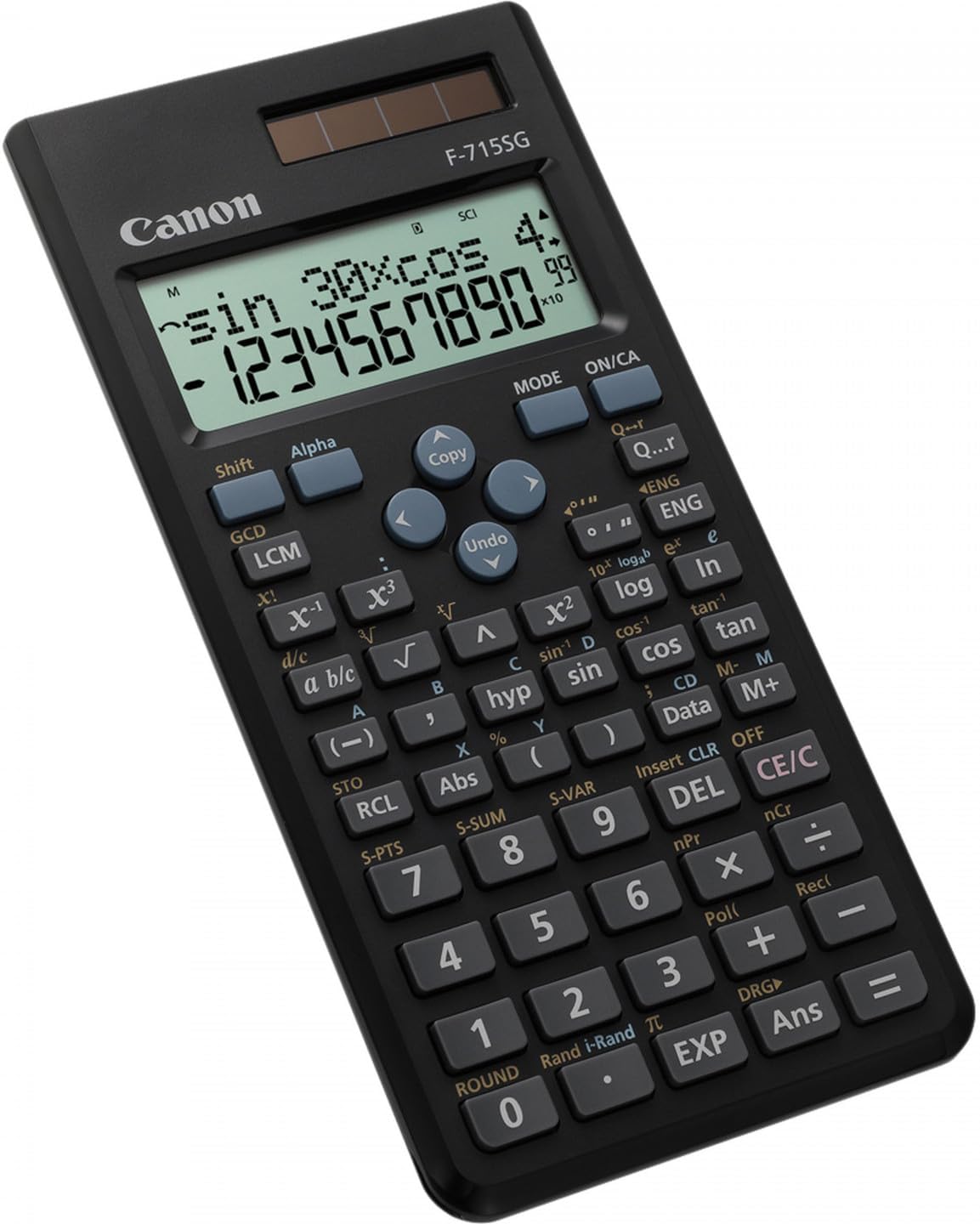 Calculadora Científica Canon F-715SG Ecrã de 2 Linhas Preto