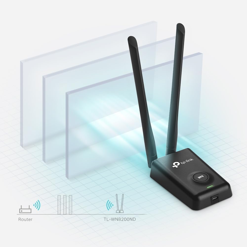 Adaptador de Rede TP-Link TL-WN8200ND USB Wi-Fi N - Imagem 4