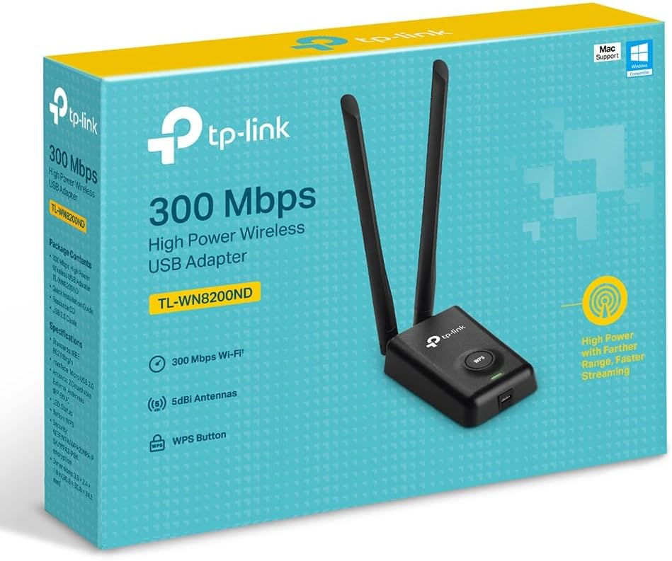 Adaptador de Rede TP-Link TL-WN8200ND USB Wi-Fi N - Imagem 5