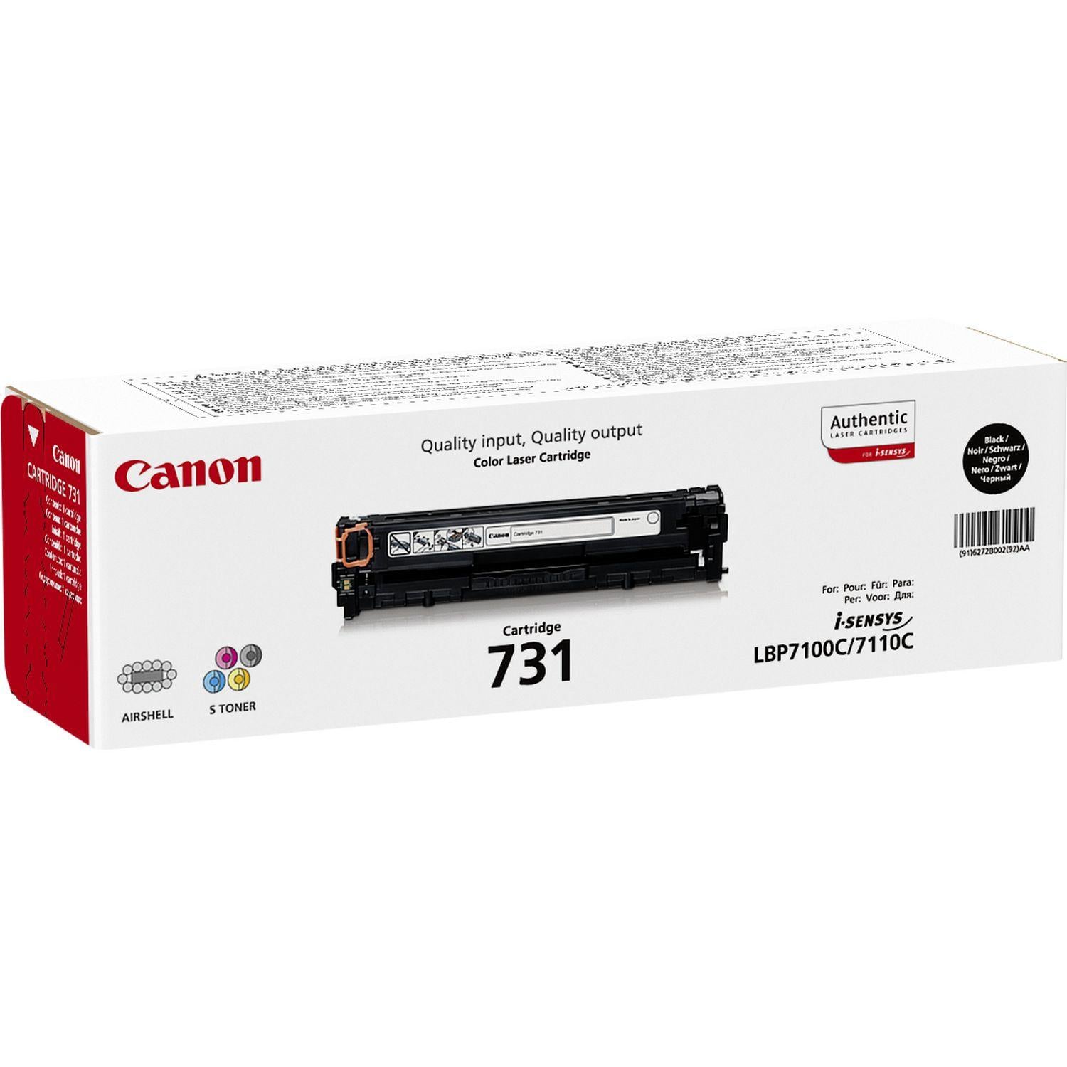Cartucho de Toner Canon 731 Preto Original - Imagem 2