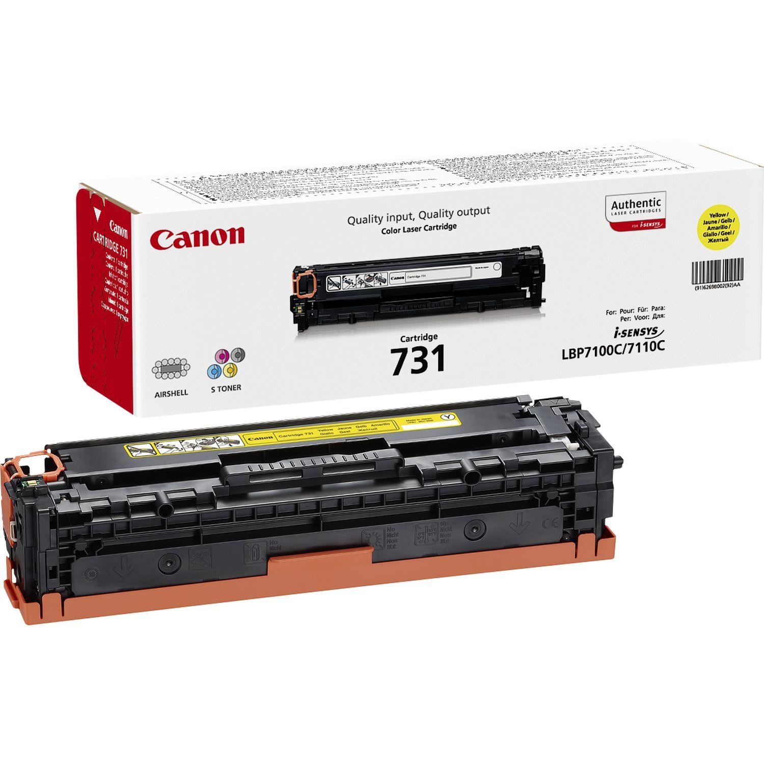 Cartucho de Toner Canon 731 Y Amarelo Original - Imagem 3