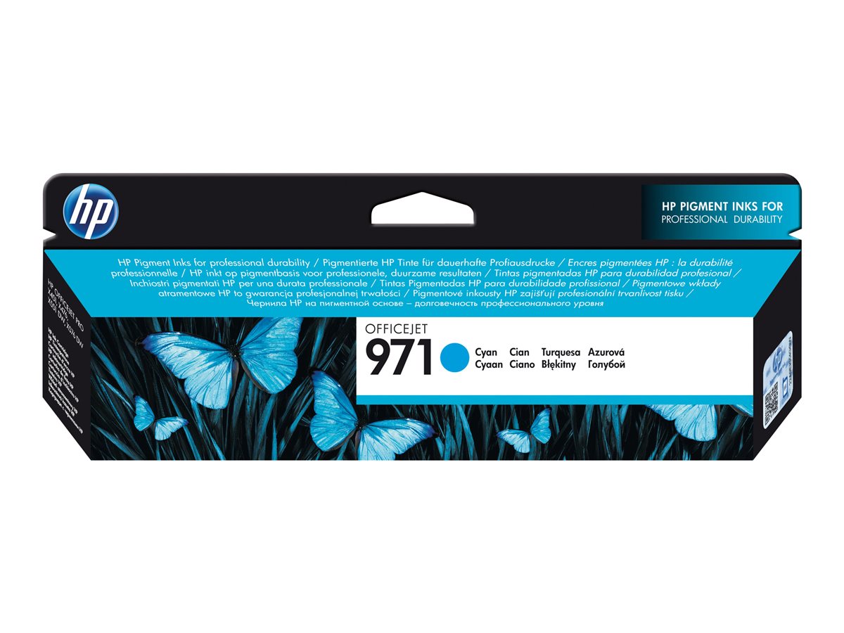 Tinteiro HP 971 Azul Ciano Original - Imagem 1