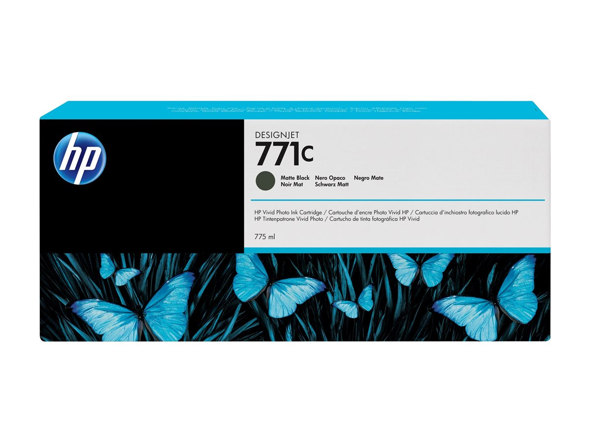 Tinteiro HP 771C 775ml Preto Opaco Original