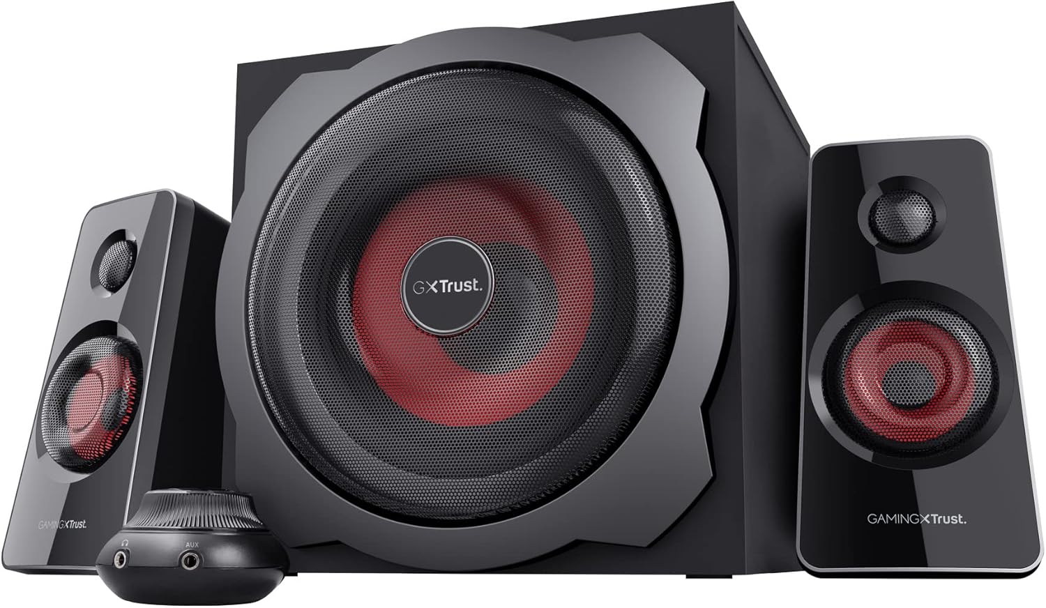 Colunas de Som Trust GXT 38 2.1 60W para PC - Imagem 1
