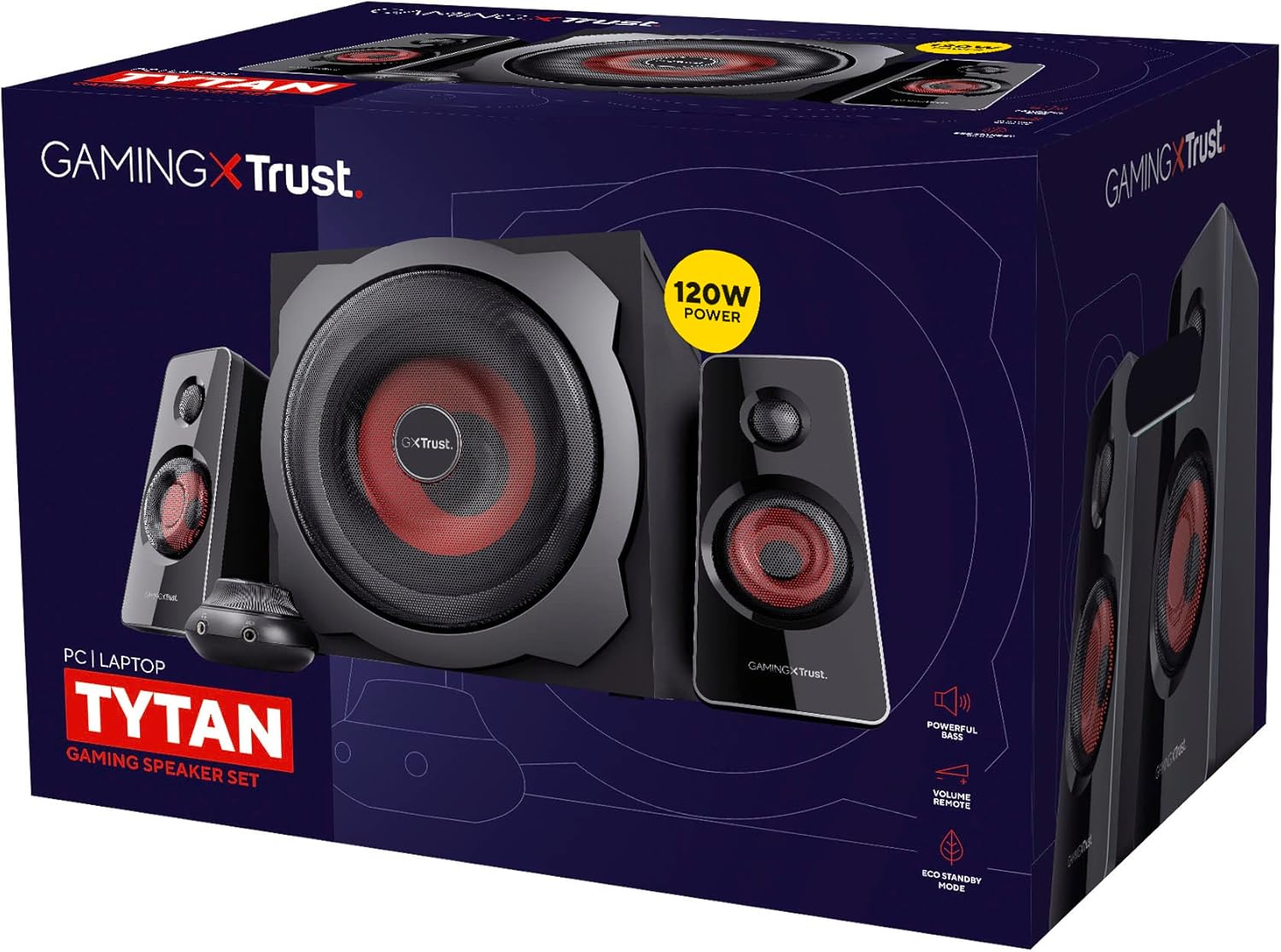Colunas de Som Trust GXT 38 2.1 60W para PC - Imagem 10
