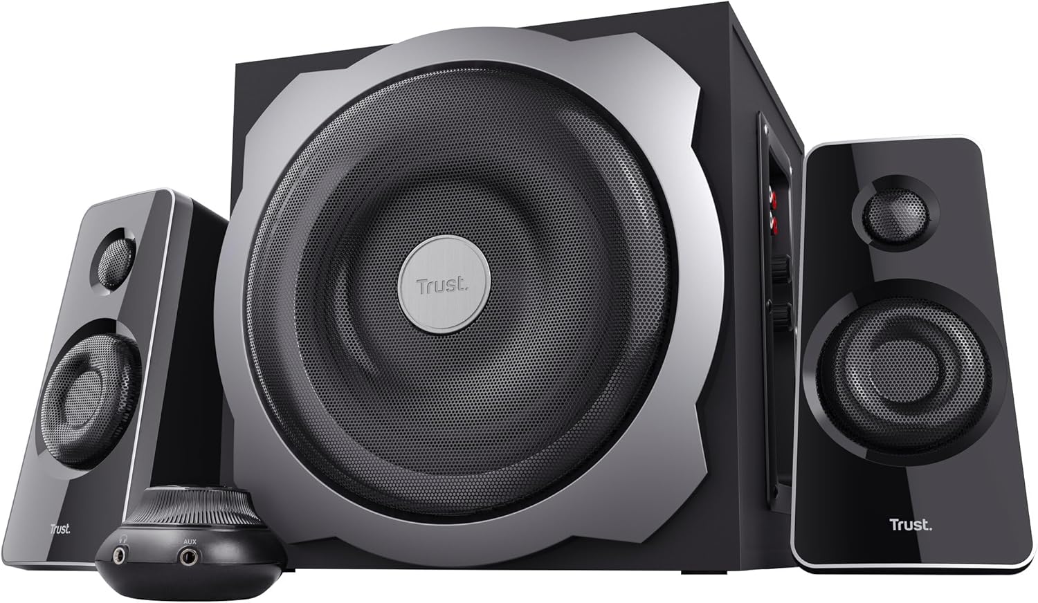 Sistema de Som 2.1 Trust Tytan 60W Preto