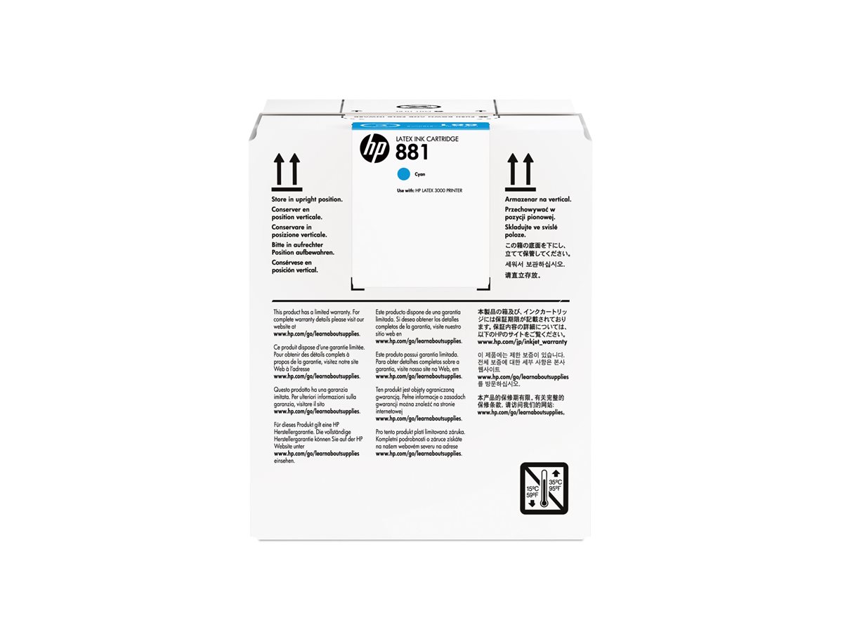 Tinta HP 881 Azul Cyan 5 L Original - Imagem 2