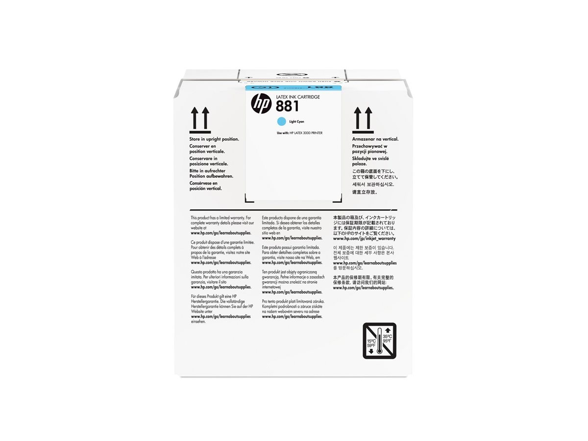 Tinteiro HP 881 Cyan Claro 5L Original - Imagem 1